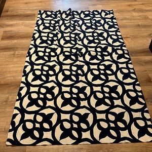 Pair of west elm curtains and